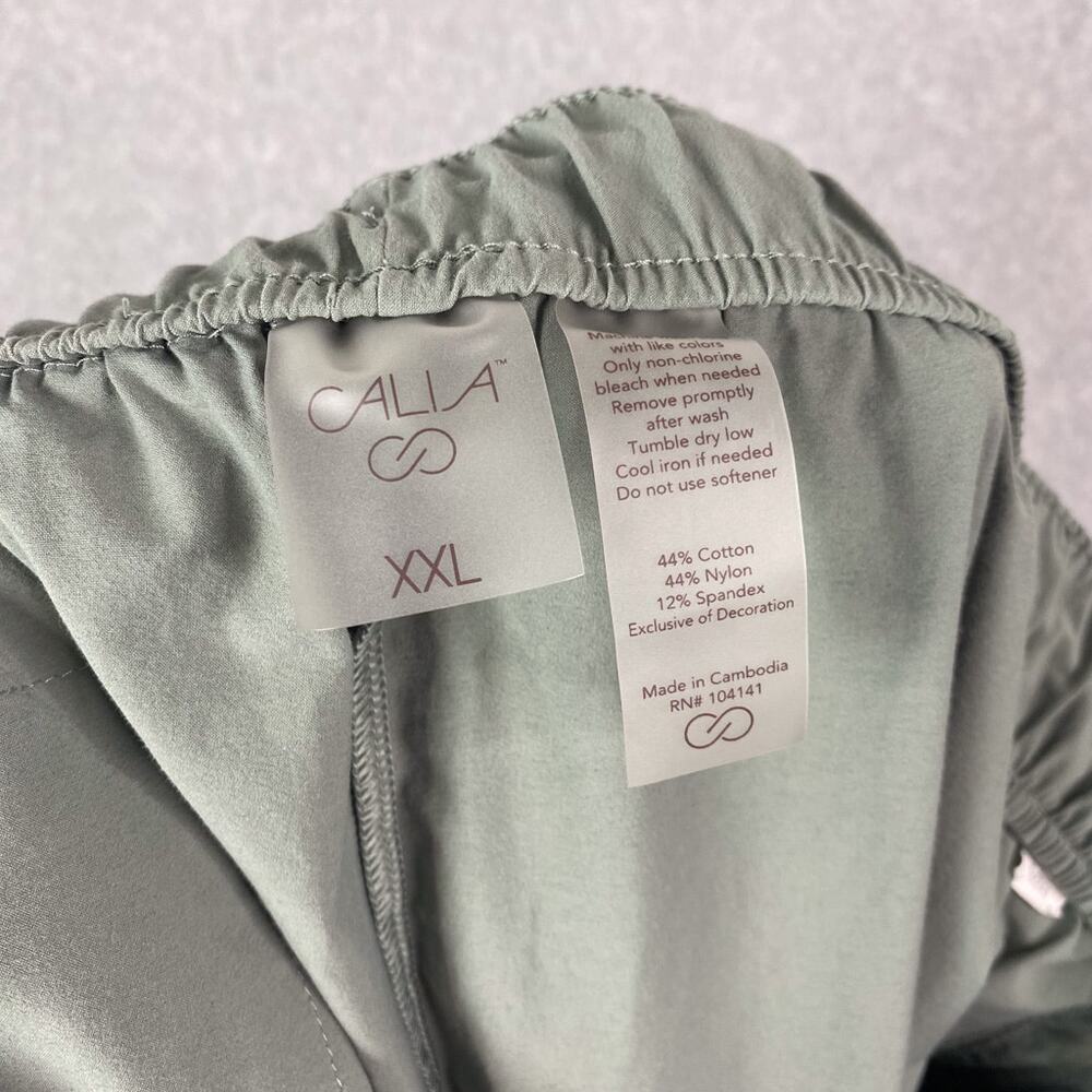 CALIA Womens XXL Green Nyluxe Barrel High Waisted Pants 2XL - Picture 10 of 10